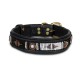Tana Beaded Leather Dog Collar