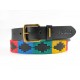 Multi Colour Leather Polo Belt