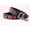 Kilimanjaro Beaded Leather Dog Collar