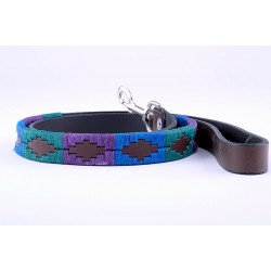 Royal Scottish Leather Embroidered Dog Lead