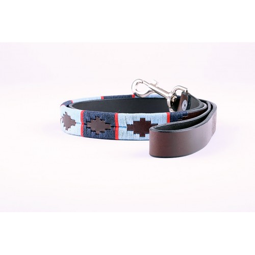 Whistler Embroidered Leather Dog Lead
