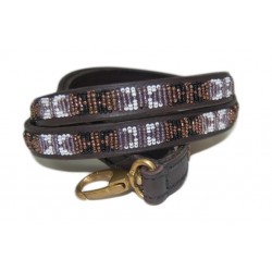 Malindi Beaded Leather Lead